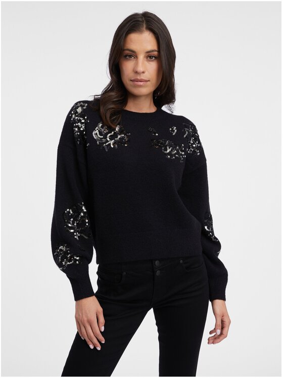 Sweter Orsay, Rozmiar M, Czarny, 507524660000//M