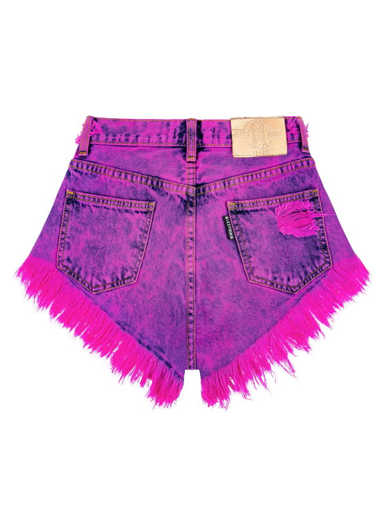 MissDenim MissDenim Szorty jeansowe High Waist Różowy Regular Fit
