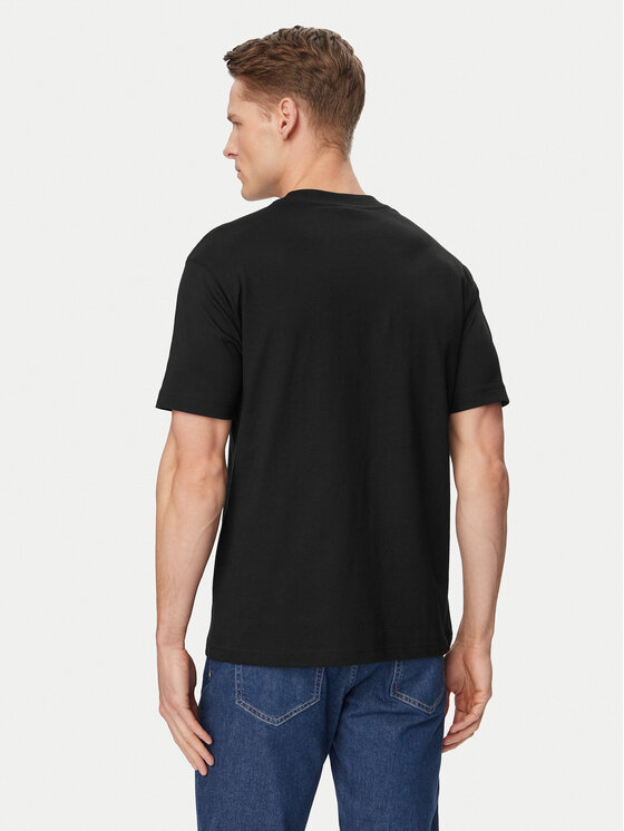 Karl Lagerfeld Jeans Karl Lagerfeld Jeans Marškinėliai B2M17053 Juoda Relaxed Fit