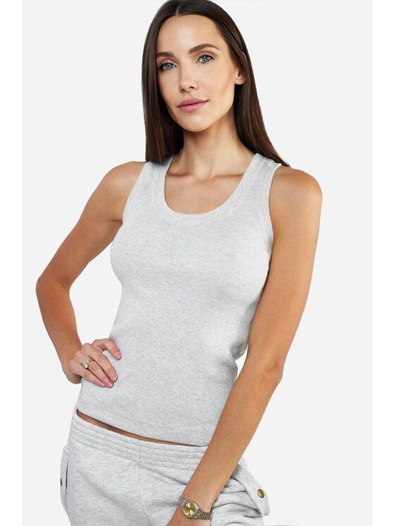 MANDRAGORA Top karo Grigio Flexible Fit