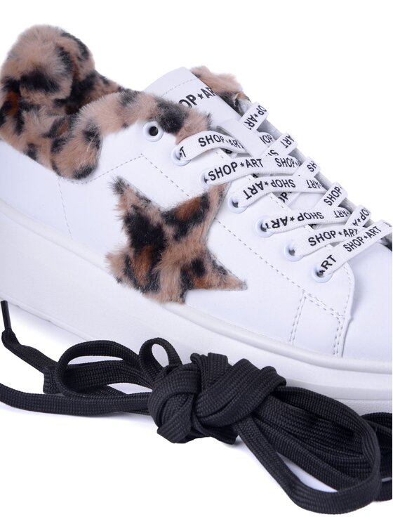 Scarpe da ginnastica con pelo shop