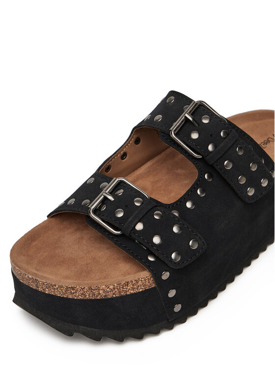 DeeZee DeeZee Klapki LB-P1685 Czarny