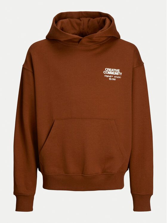 Jack&Jones Junior Jack&Jones Junior Jopa Noho Back Graphic 12263292 Rjava Relaxed Fit