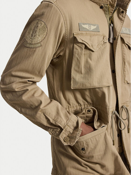 Polo Ralph Lauren Polo Ralph Lauren Bunda pro přechodné období The Iconic Field 710961616500 Béžová Regular Fit