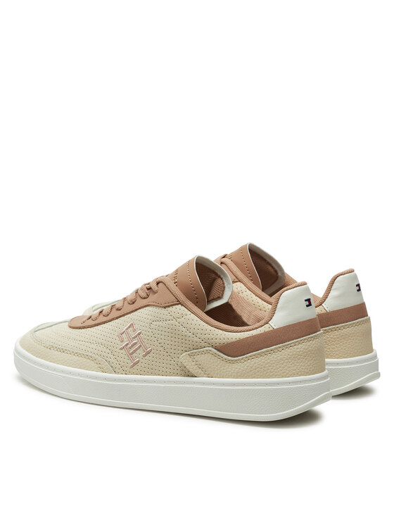 Tommy Hilfiger Tommy Hilfiger Sneakersy Th Heritage Sneaker Perf FW0FW08380 Béžová