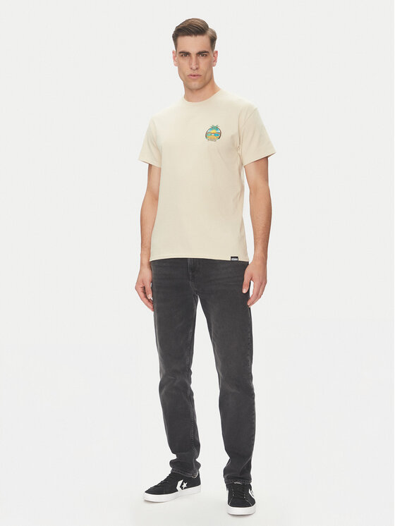 Etnies Etnies T-Shirt Camp Vibes 4130003782 Beżowy Regular Fit