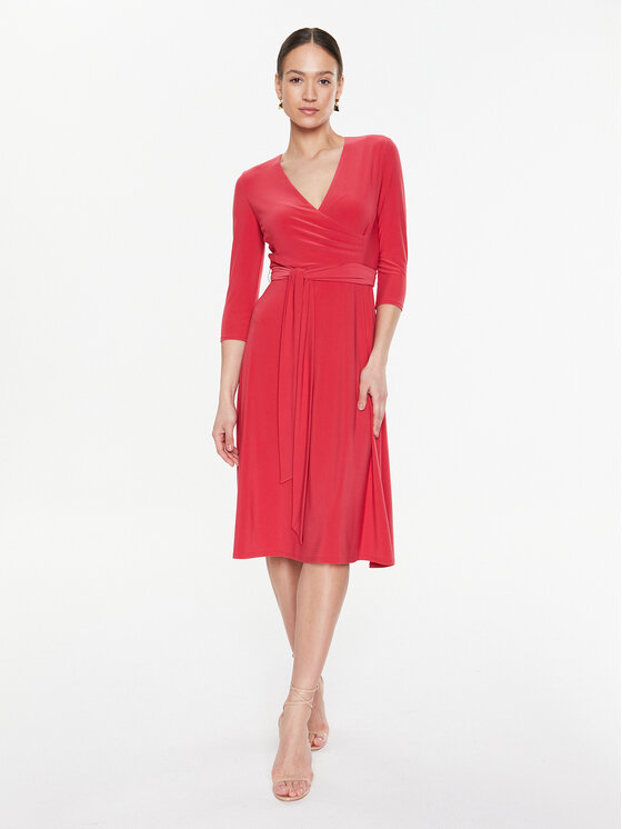 Lauren Ralph Lauren Rochie de zi 250769904026 Roșu Regular Fit 250769904026 imagine noua