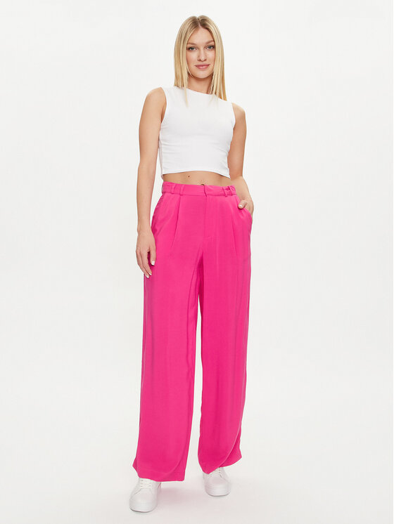 ONLY ONLY Stoffhose Nova 15306567 Rosa Wide Leg