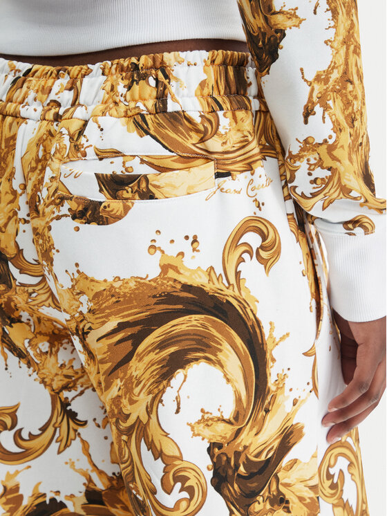 Versace Jeans Couture Versace Jeans Couture Donji dio trenerke 80HAA320 FS196 Bijela Regular Fit