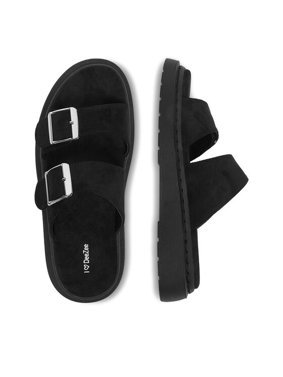 DeeZee DeeZee Pantoletten CEO-HY7010-1 Schwarz