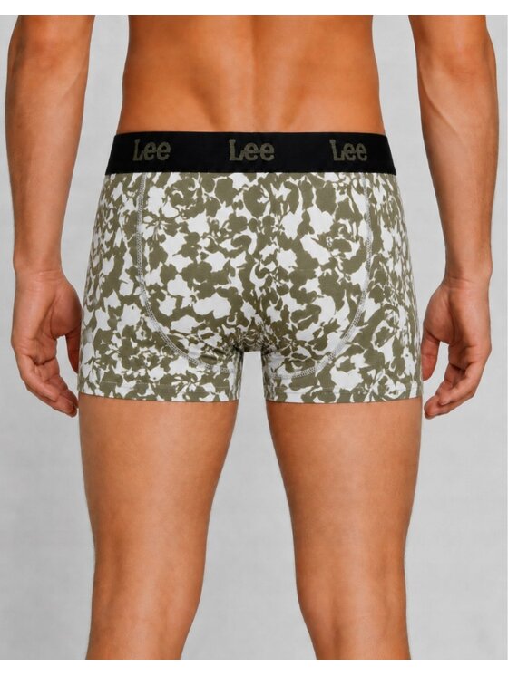Lee Lee Bokserki Reo 3 Pack Organic Cotton Elastane Trunks Kolorowy
