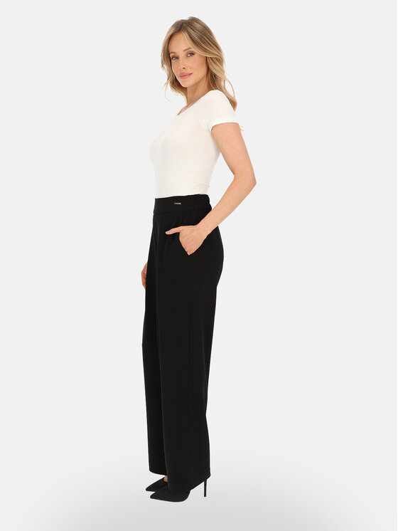 Potis & Verso Potis & Verso Spodnie materiałowe Karen Czarny Wide Leg