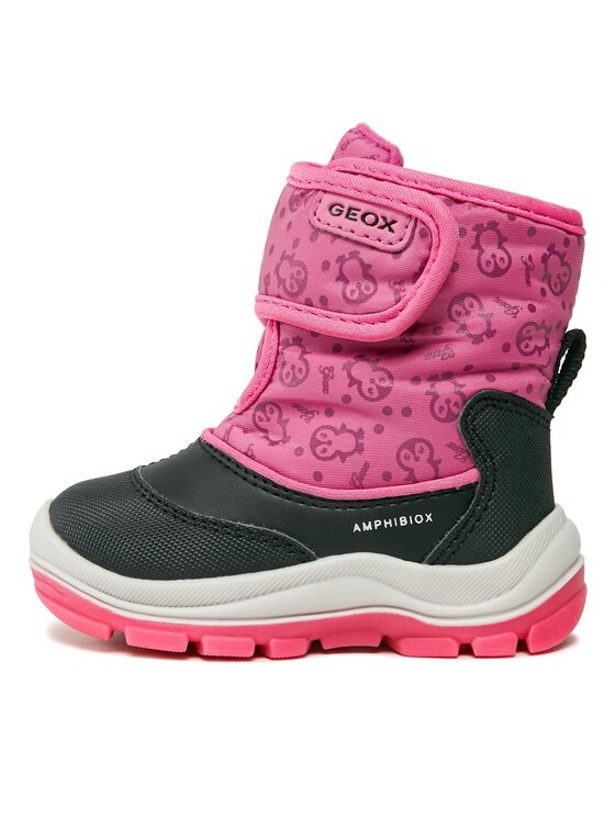 Geox Geox Μπότες Χιονιού B Flanfil Girl B Abx B263WG 0BCMN C0922 M Μαύρο