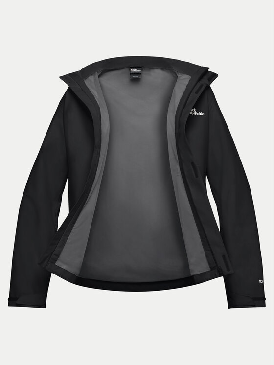 Jack Wolfskin Jack Wolfskin Outdoorová bunda Trailtime 2l A63903 Černá Regular Fit