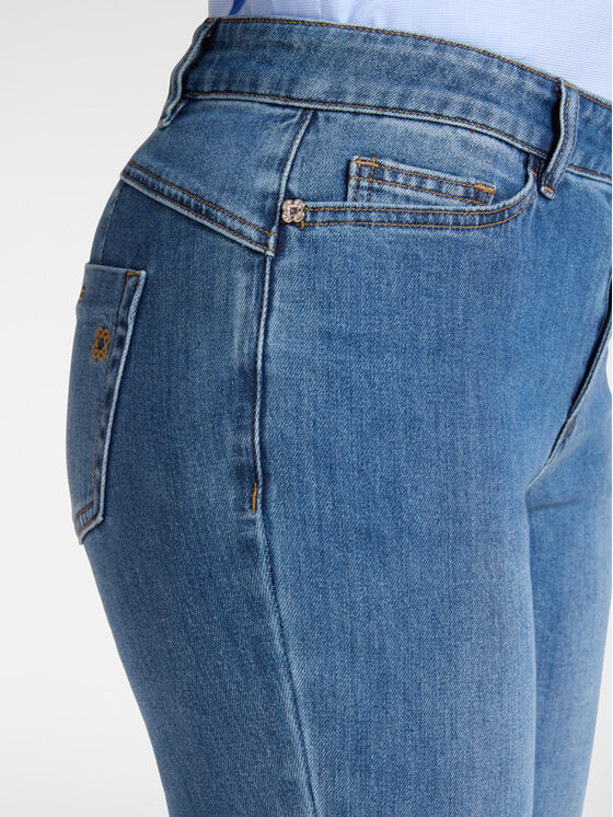 Elena Mirò Elena Mirò Jeansy P530P000412N024 Niebieski Flare Fit