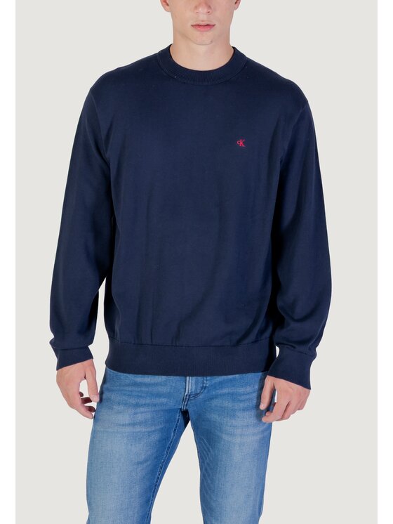 Calvin Klein Jeans Calvin Klein Jeans Maglione LS EZ COTTON CREWNK Blu To Fit