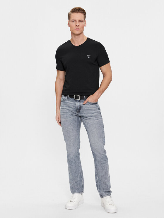 Guess Guess 2er-Set T-Shirts Caleb U97G03 KCD31 Schwarz Regular Fit