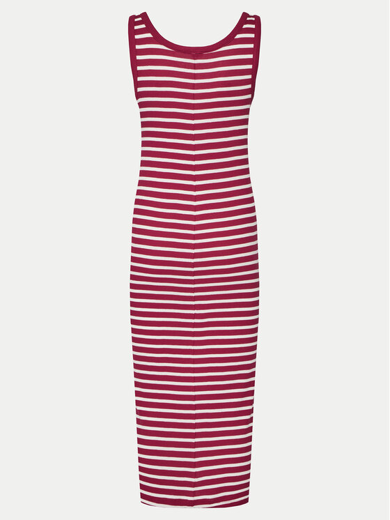 Tommy Jeans Tommy Jeans Vsakodnevna obleka Essential DW0DW19447 Rdeča Slim Fit