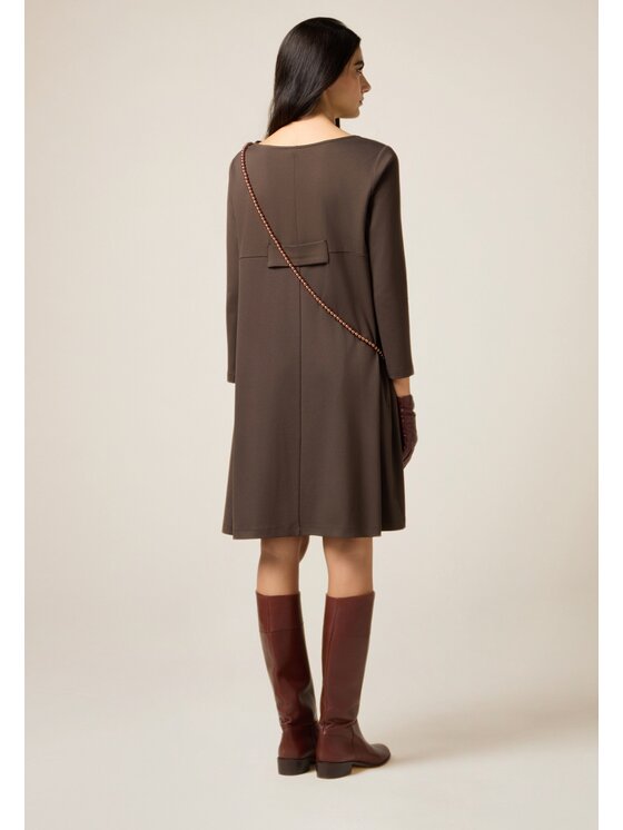 Oltre Oltre Vestito da giorno 7085R005136N032 Marrone Flare Fit