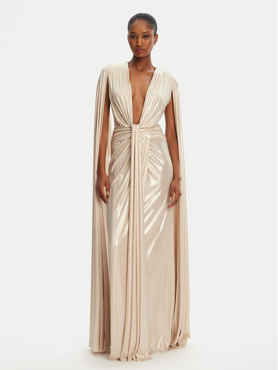 Babylon Babylon Rochie de seară MF0223 Auriu Regular Fit