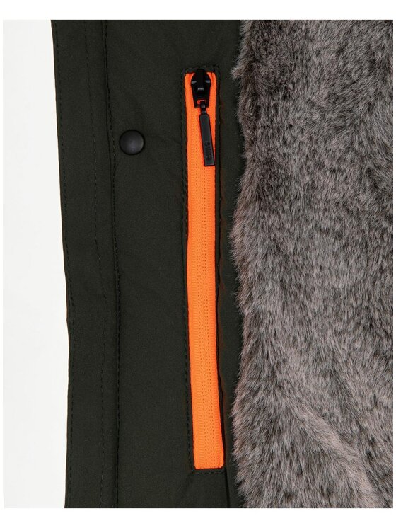 SUNS SUNS Kurtka zimowa gbs53046u-military Zielony Regular Fit