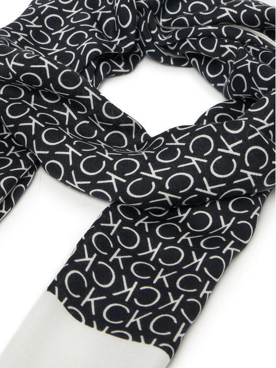 Calvin Klein Calvin Klein Πασμίνα Aop Minimal Logo LV04F8053G Μαύρο