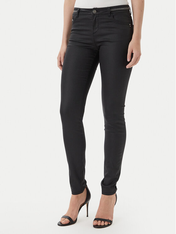 Morgan Morgan Szövet nadrág 212-PALONA Fekete Slim Fit