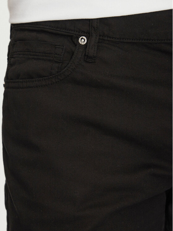 Guess Guess Παντελόνι υφασμάτινο M5RAS2 WGXW1 Μαύρο Slim Fit
