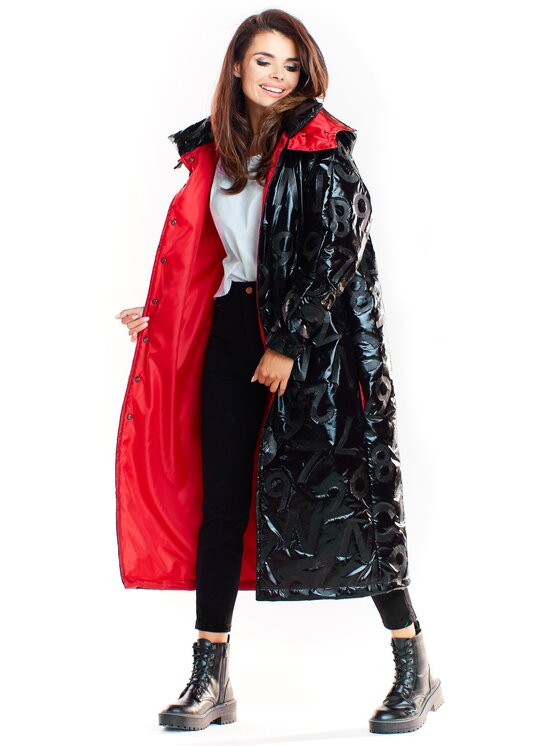 Awama Awama Dámská bunda A338 Černá Basic Fit