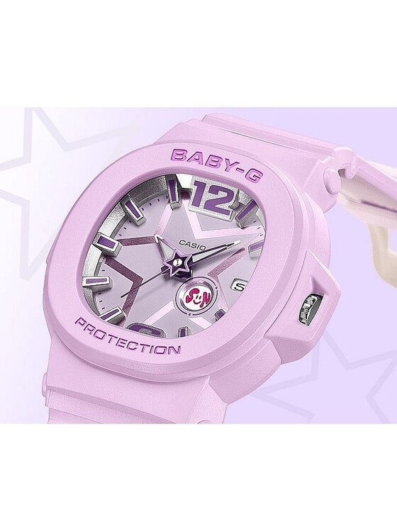 Baby-G Baby-G Zegarek Casio-BGA-10D-6AER Różowy