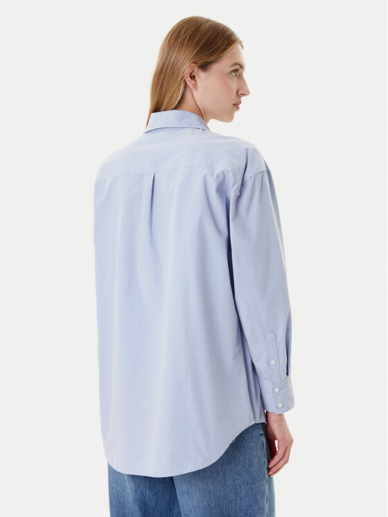 Guess Jeans Guess Jeans Top 165629 Modrá Classic Fit