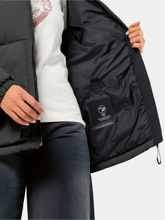 Jack Wolfskin Jack Wolfskin Daunenjacke Dellbrueck Jkt 1207561 Schwarz Regular Fit