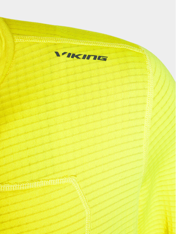 Viking Viking Majica dugih rukava Admont 740/23/9890 Zelena Slim Fit