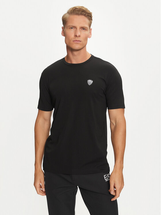 EA7 Emporio Armani EA7 Emporio Armani Marškinėliai 8NPT16 PJRGZ 1200 Juoda Regular Fit