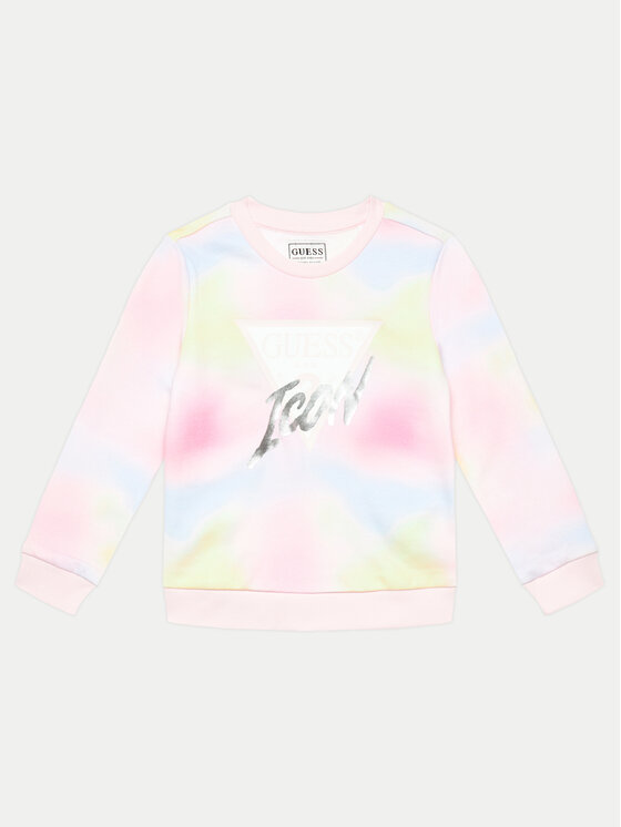 Guess Mikina K4YQ05 KA6R3 Farebná Regular Fit