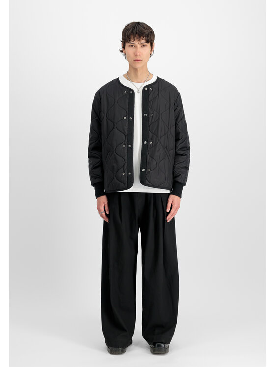 Alpha Industries Alpha Industries Kurtka outdoor Studio Liner Outdoor Jacket Czarny Loose Fit