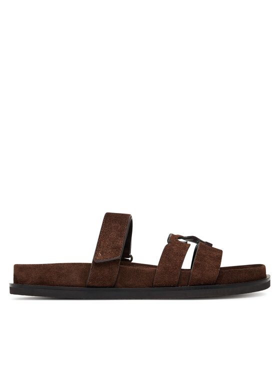 Tory Burch Tory Burch Natikači Ines Sport Slide 163481 Rjava