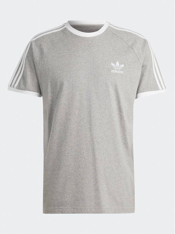 adidas adidas Футболка Adicolor Classics 3-Stripes T-Shirt IA4848 Сірий Slim Fit