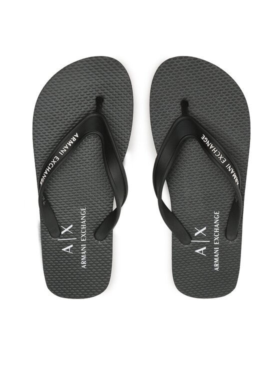 Armani Exchange Žabky XUQ002 XV676 00002 Čierna