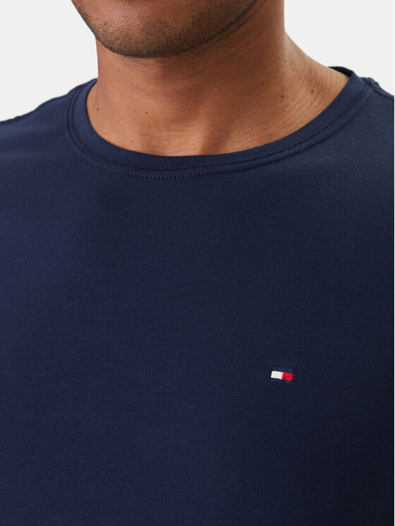Tommy Hilfiger Tommy Hilfiger T-krekls MW0MW10800 Tumši zils Slim Fit