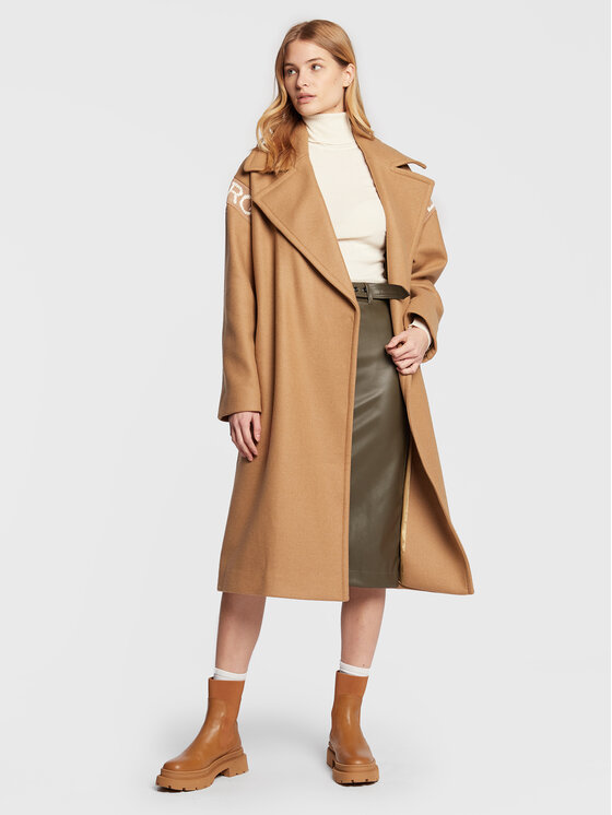 Iceberg Iceberg Вовняне пальто 22II2P0N0113052 Бежевий Regular Fit
