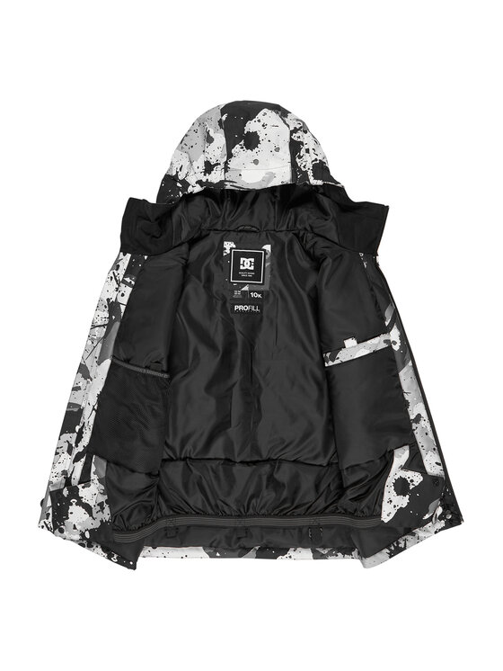 DC Shoes DC Shoes Kurtka narciarska Basis Print ADBTJ03032 Szary Regular Fit