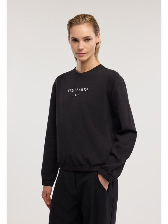 Trussardi Trussardi Felpa G8086000294N033 Nero Regular Fit