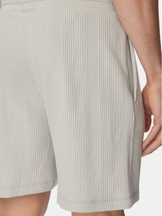 BOSS BOSS Szorty sportowe Structure 50540581 Szary Regular Fit