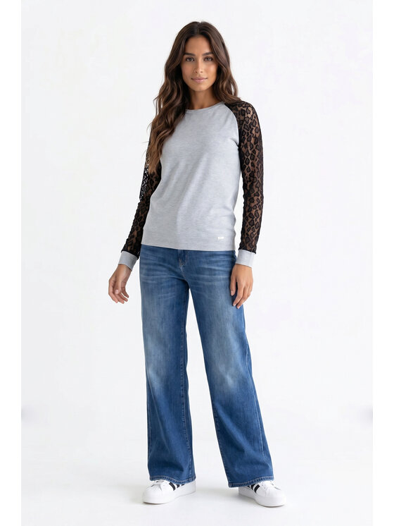 FIGL FIGL Blúzka M1352 Farebná Regular Fit
