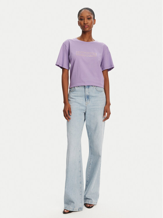 Patrizia Pepe Patrizia Pepe T-shirt 2M4422/J274-M531 Viola Regular Fit