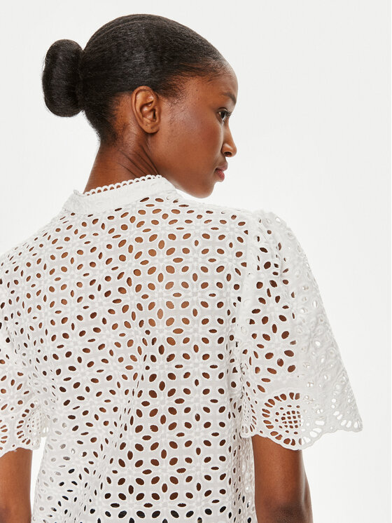 Morgan Morgan Bluse 241-CFLAM Weiß Regular Fit