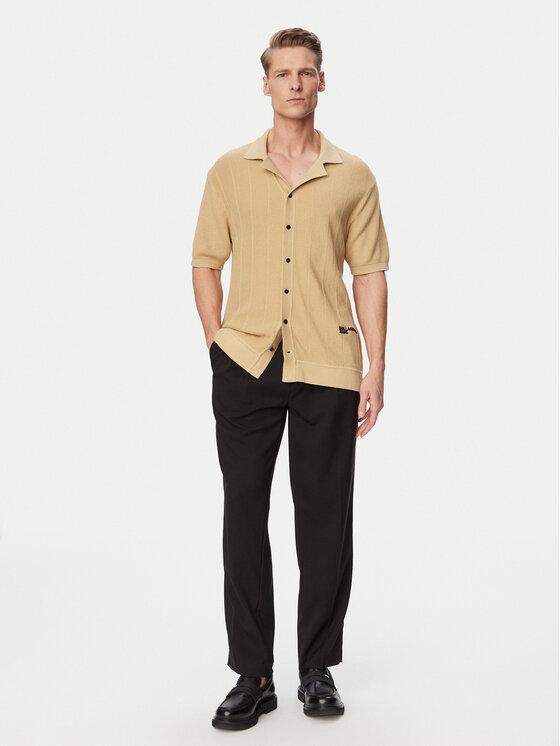 Karl Lagerfeld Jeans Karl Lagerfeld Jeans Polokošile B2M18028 Khaki Relaxed Fit