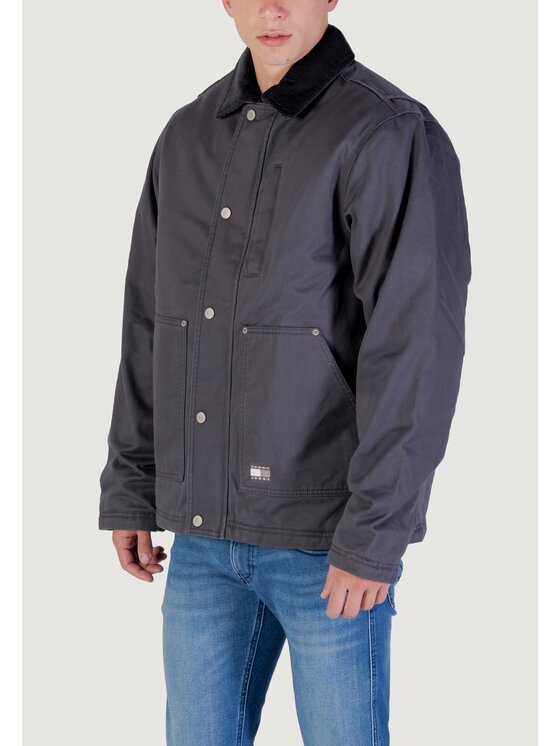 Tommy Jeans Tommy Jeans Giubbotto invernale TJM TWILL CHORE JACK Grigio Casual Fit