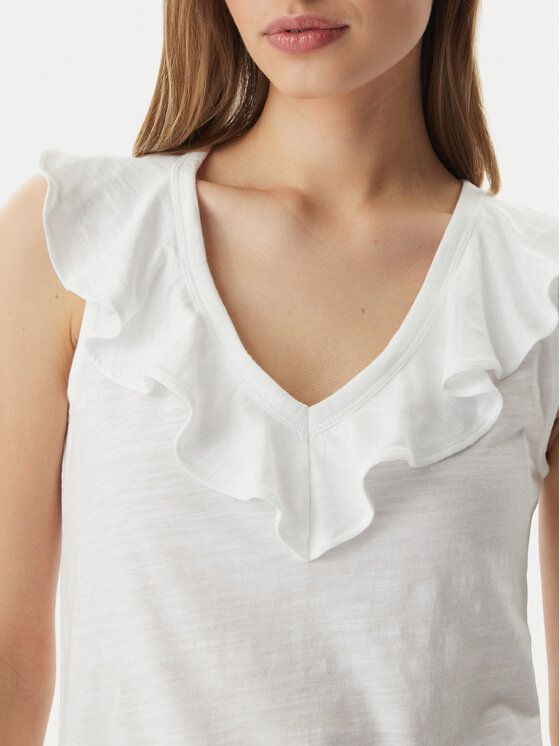 LAUREN RALPH LAUREN LAUREN RALPH LAUREN Bluzka 200P13315001 Biały Relaxed Fit